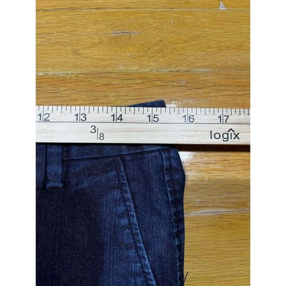 Gap Jeans Womens Size 6 R Blue Denim Dark Wash Low Rise Straight Everyday Wear - Picture 7 of 8